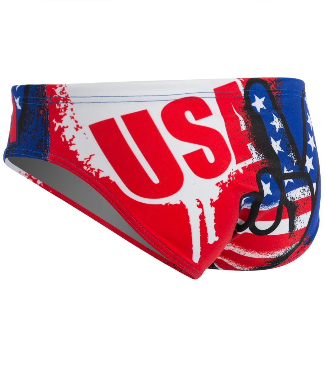 TURBO Men's USA Victory Water Polo Brief 1 TURBO Men's USA Victory Water Polo Brief