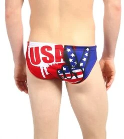 TURBO Men's USA Victory Water Polo Brief 7 TURBO Men's USA Victory Water Polo Brief -Cheap Swimming Gear 5672135164072 redroyal 4a