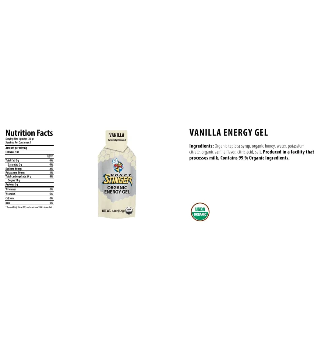 Honey Stinger Organic Energy Gels (24 Pack) 3 Honey Stinger Organic Energy Gels (24 Pack) - Image 3
