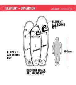 CRESSI Element All Around Inflatable SUP 10’2’’ Set 23 CRESSI Element All Around Inflatable SUP 10’2’’ Set -Cheap Swimming Gear 6856349188264 whiteblue 9a