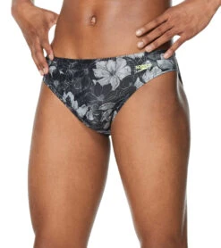 Speedo Men's Printed Brief Swimsuit