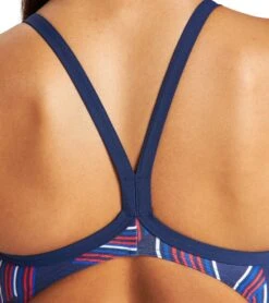 Arena Women's Puzzled Light Drop Back One Piece Swimsuit 9 Arena Women's Puzzled Light Drop Back One Piece Swimsuit -Cheap Swimming Gear 7468250038440 navyredmulti 5a