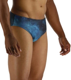 TYR Men's Cosmic Night Racer Brief Swimsuit 14 TYR Men's Cosmic Night Racer Brief Swimsuit -Cheap Swimming Gear 7539515195560 tealmulti 5a