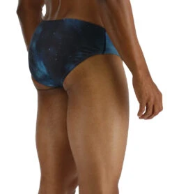 TYR Men's Cosmic Night Racer Brief Swimsuit 16 TYR Men's Cosmic Night Racer Brief Swimsuit -Cheap Swimming Gear 7539515195560 tealmulti 7a