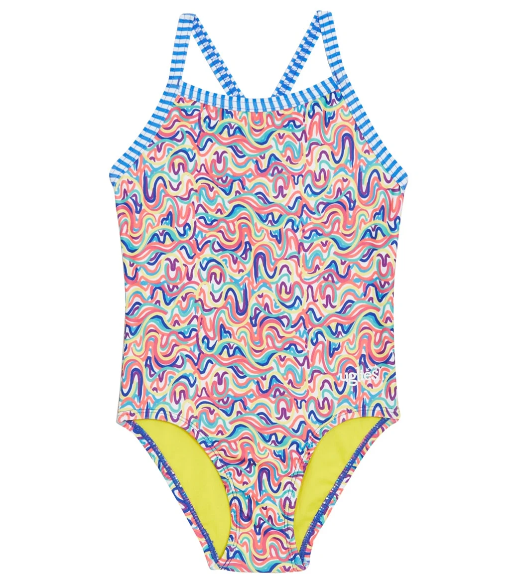 Girls' Printed One Piece Swimsuit (Big Kid) 1 Girls' Printed One Piece Swimsuit (Big Kid)