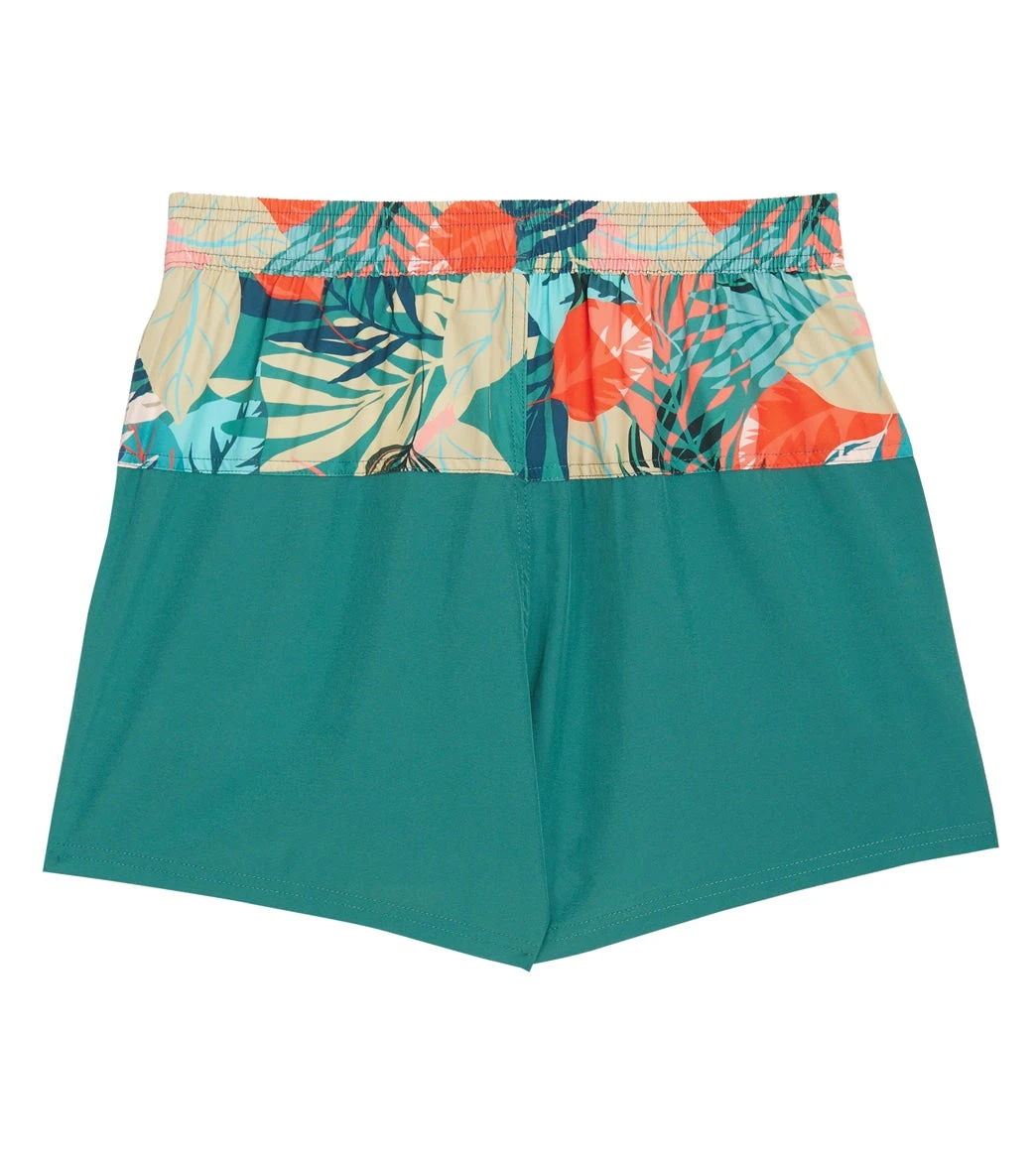 Men's Palm Inset Swim Trunks 2 Men's Palm Inset Swim Trunks - Image 2