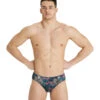 Arena Men's Drew Kibler Skulls/Rose Brief Swimsuit