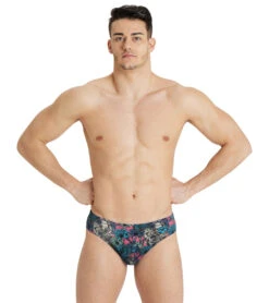 Arena Men's Drew Kibler Skulls/Rose Brief Swimsuit