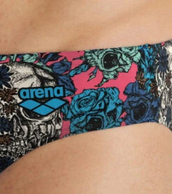 Arena Men's Drew Kibler Skulls/Rose Brief Swimsuit 11 Arena Men's Drew Kibler Skulls/Rose Brief Swimsuit -Cheap Swimming Gear 7672069685416 skullsroses 4a