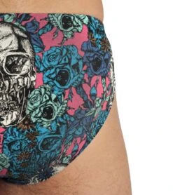Arena Men's Drew Kibler Skulls/Rose Brief Swimsuit 12 Arena Men's Drew Kibler Skulls/Rose Brief Swimsuit -Cheap Swimming Gear 7672069685416 skullsroses 5a