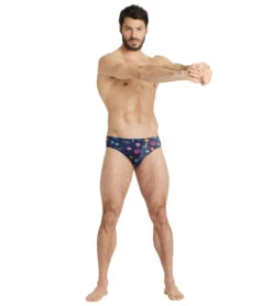 Arena Men's Drew Kibler Space Aliens Brief Swimsuit 7 Arena Men's Drew Kibler Space Aliens Brief Swimsuit -Cheap Swimming Gear 7672072831144 spacealiens 3a