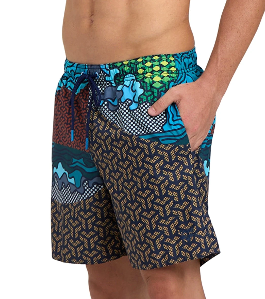 Arena Men's 16" Placed Beach Boxer Swim Trunks 1 Arena Men's 16" Placed Beach Boxer Swim Trunks
