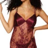 Dreamgirl Burgundy Elegance Chemise Set