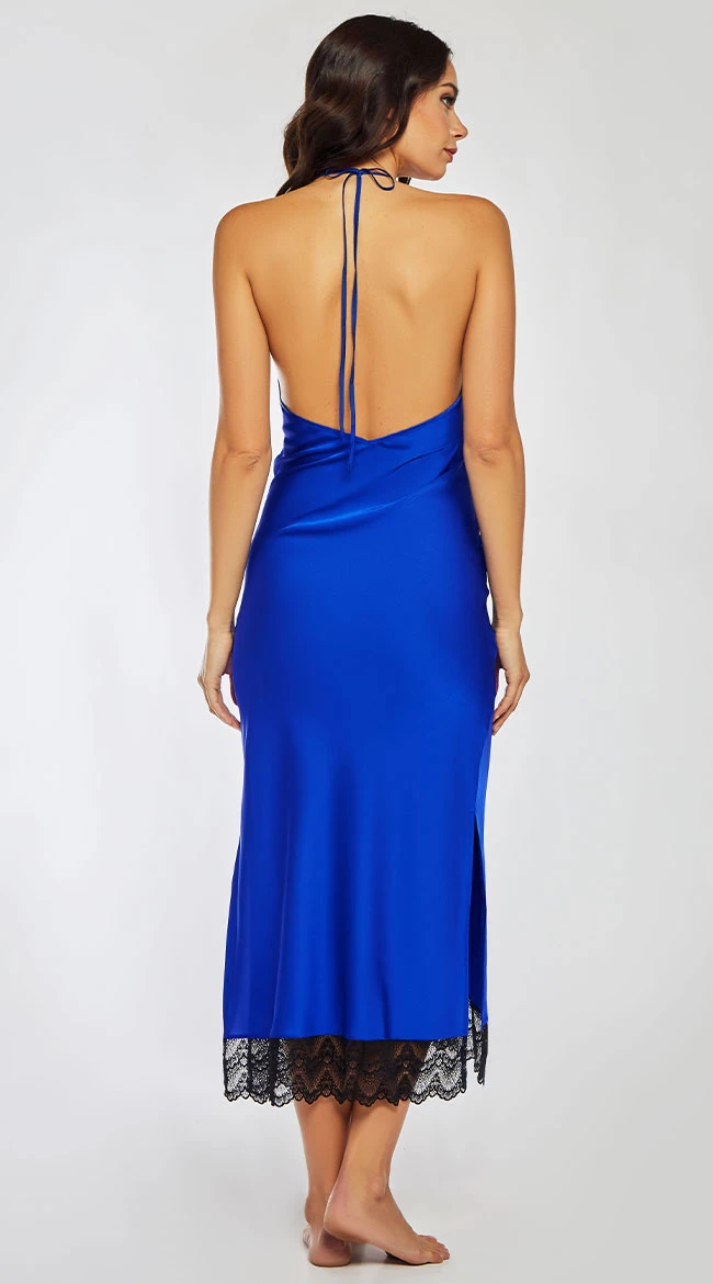 Tess Satin & Lace Nightgown 4 Tess Satin & Lace Nightgown - Image 4