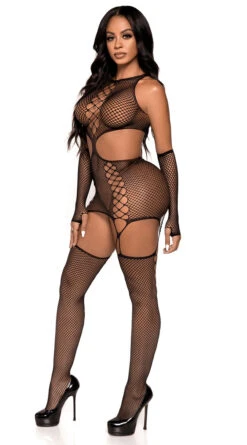 LEG AVENUE Wide Net Bodystocking Set 6 LEG AVENUE Wide Net Bodystocking Set -Cheap Swimming Gear LA 89303 04 001 2022APR47820