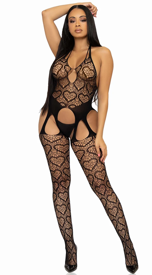 LEG AVENUE All My Love Bodystocking 1 LEG AVENUE All My Love Bodystocking