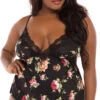 Plus Size Reina Floral PJ Short Set