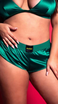 Playboy Plus Size Dream On Satin Lounge Set 16 Playboy Plus Size Dream On Satin Lounge Set -Cheap Swimming Gear PB PBL5014X 6 EDS YANDY 2021HOLIDAY