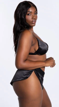 Playboy Plus Size Dream On Satin Lounge Set 23 Playboy Plus Size Dream On Satin Lounge Set -Cheap Swimming Gear PB PBL5014X BLK 4 YANDY PS11112021