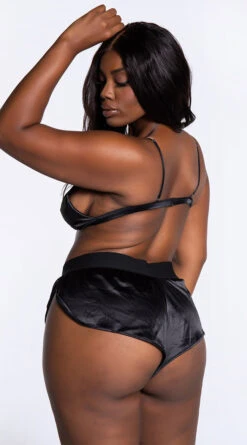 Playboy Plus Size Dream On Satin Lounge Set 17 Playboy Plus Size Dream On Satin Lounge Set -Cheap Swimming Gear PB PBL5014X BLK 8 YANDY PS11112021
