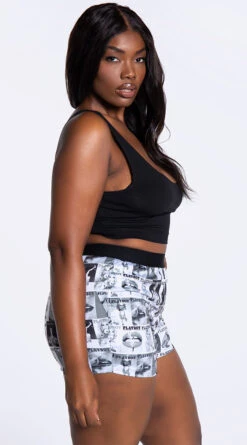 Playboy Plus Size Got It Covered Lounge Short Set 16 Playboy Plus Size Got It Covered Lounge Short Set -Cheap Swimming Gear PB PBL5016X BLKWHT 6 YANDY PS11112021