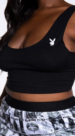 Playboy Plus Size Got It Covered Lounge Short Set 27 Playboy Plus Size Got It Covered Lounge Short Set -Cheap Swimming Gear PB PBL5016X BLKWHT 8 YANDY PS11112021