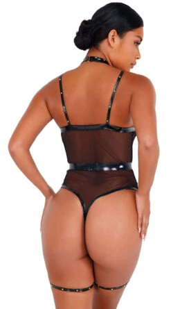 Roma Vinyl Vengeance Bodysuit 15 Roma Vinyl Vengeance Bodysuit -Cheap Swimming Gear RM LI435 Blk Back 2020NOV26348