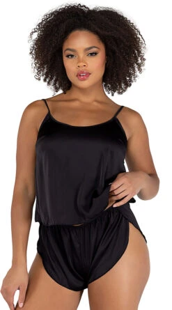 Roma Tulip Dreams Satin Short Set 11 Roma Tulip Dreams Satin Short Set -Cheap Swimming Gear RM LI505 Blk 2021DEC43200