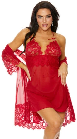 Provocative Peignoir Robe Set