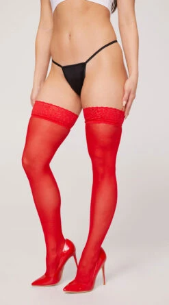 Yandy Intricate Lace Top Thigh High Stockings 20 Yandy Intricate Lace Top Thigh High Stockings -Cheap Swimming Gear YPO Y 026 RED 2774 Yandy PS05032022